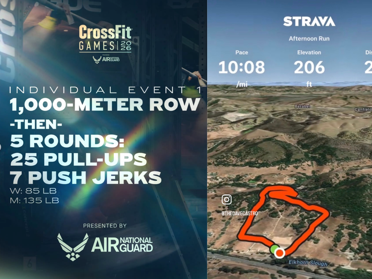 2026 CrossFit Games Individual Event 2 ranch trail run announcement graphic
