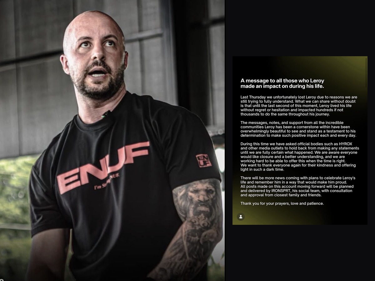 Leroy Saunders IAOT CrossFit owner and CrossFit Seminar Staff coach who died after collapsing at HYROX Bangkok 2026