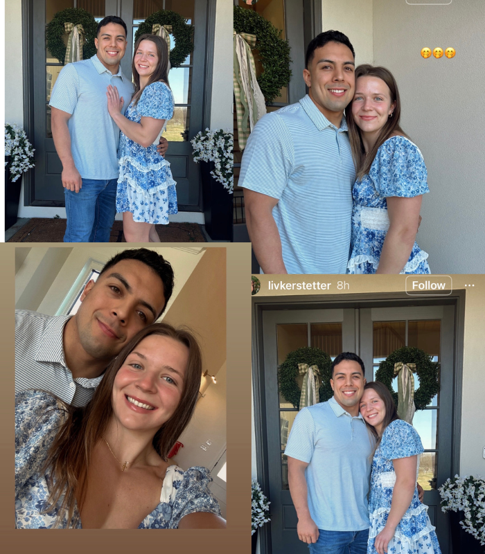 Olivia Kerstetter and Chris Ibarra on Easter weekend