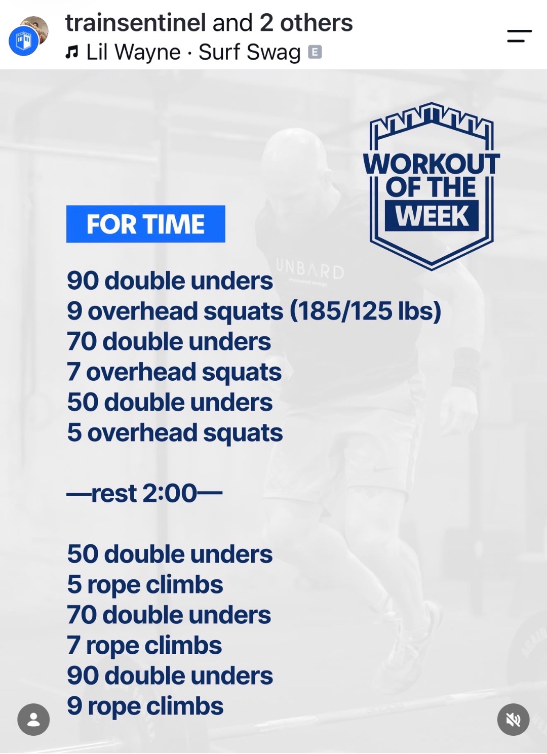 Workout of the Week